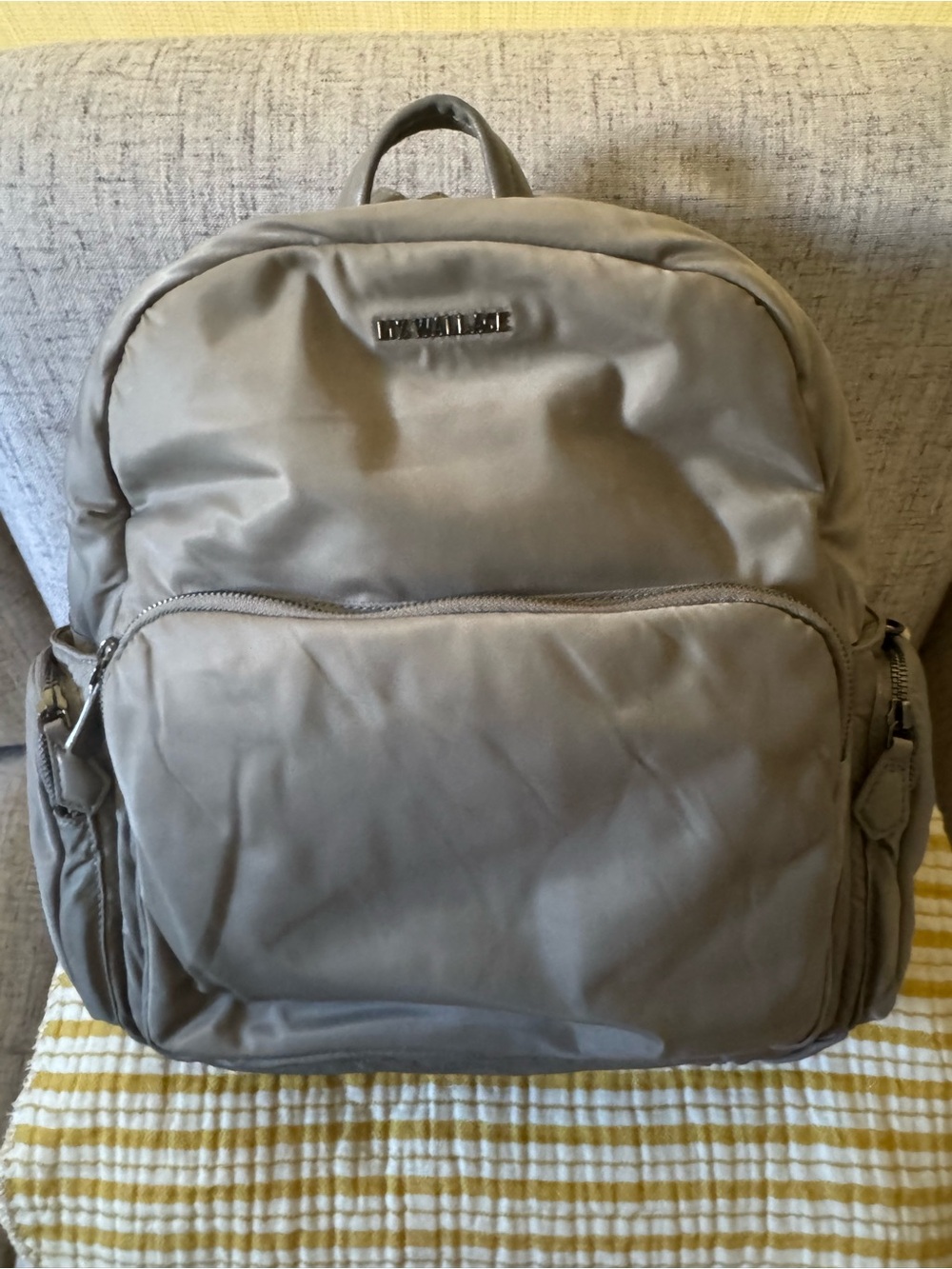 Traveling, working?! MZ Wallace Graphite Bowery Backpack